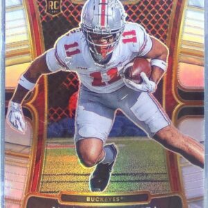 2023 Select Draft Picks Jaxon Smith-Njigba Silver Prizm RC #7 Buckeyes