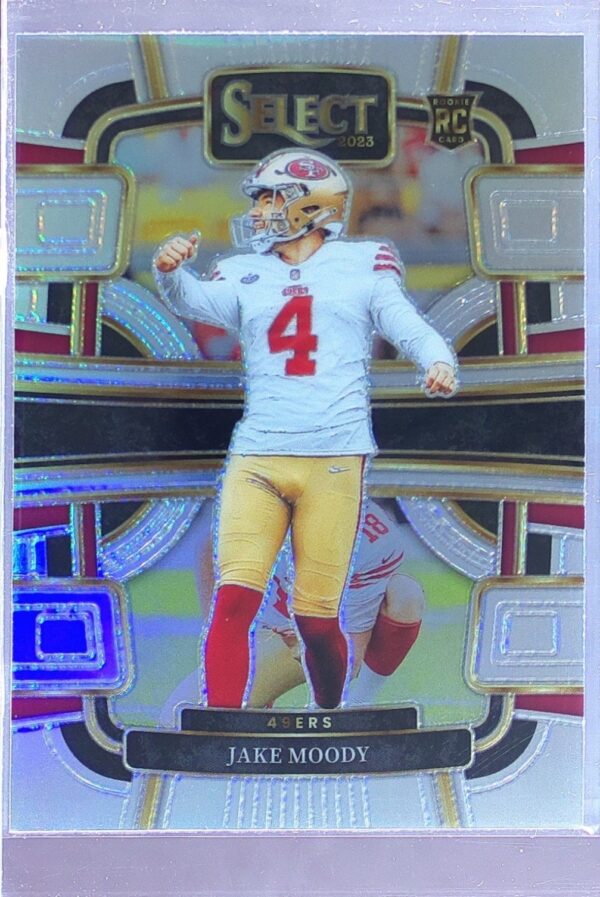 2023 Select Jake Moody Silver Prizms RC #90 49ers