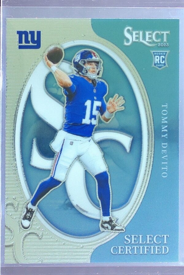 2023 Select Tommy Devito RC #CRO-TDE Giants Select Certified Rookies