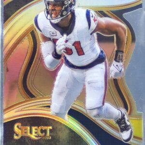 2023 Select Will Anderson Jr. Red and Yellow Prizms Die Cuts RC #207 Texans