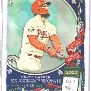 2023 Topps Allen & Ginter Bryce Harper #SS-34 Phillies Spotless Spans