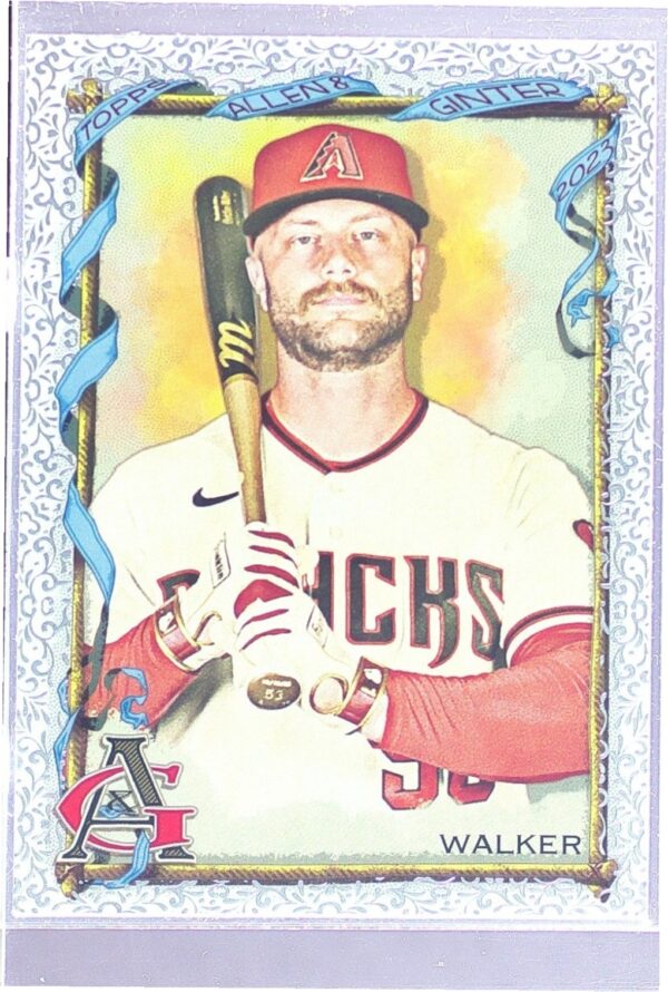2023 Topps Allen & Ginter Christian Walker Foil Filigree #172 Diamondbacks
