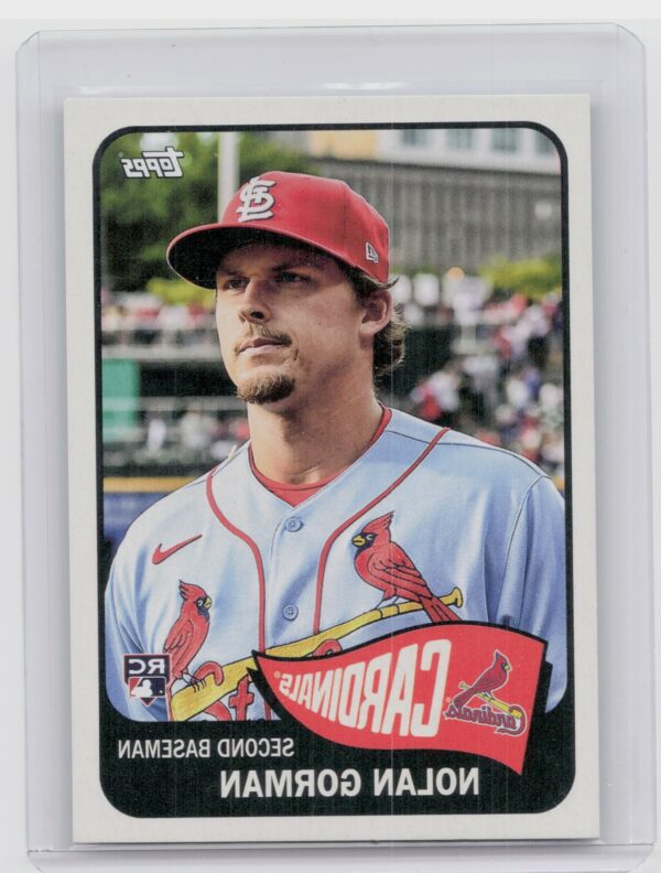 2023 Topps Archives Nolan Gorman FoilFractor /1 VAR #116 Cardinals