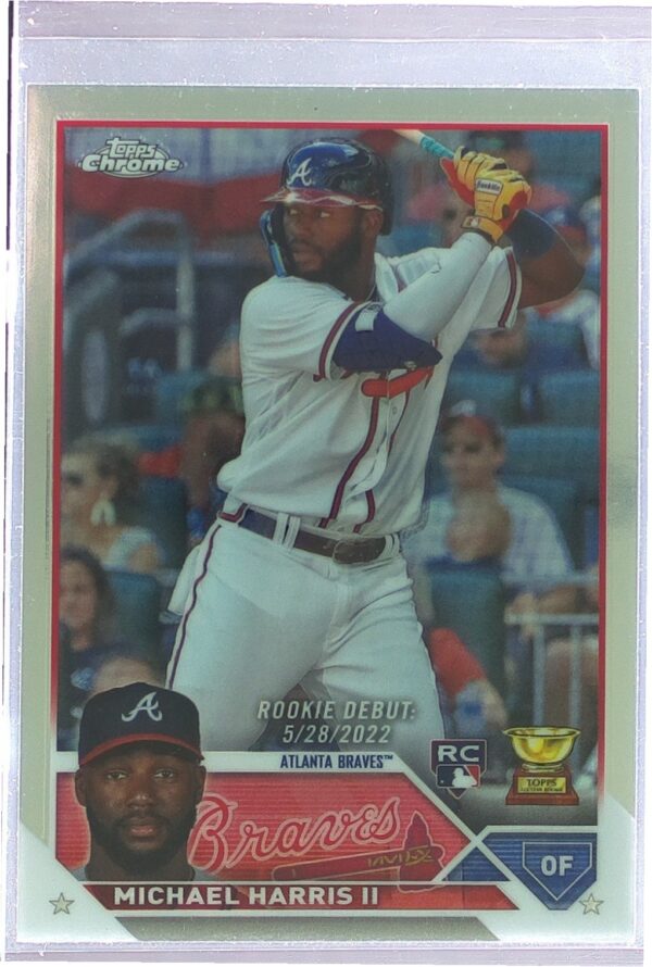 2023 Topps Chrome Update Michael Harris II RC #USC153 Braves