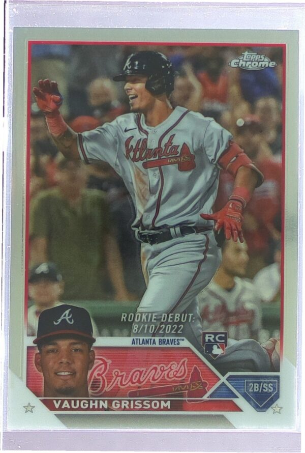 2023 Topps Chrome Update Vaughn Grissom RC #USC127 Braves