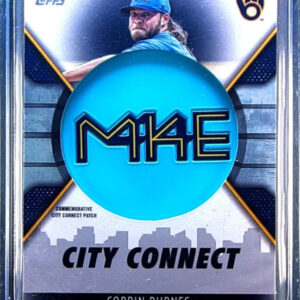 2023 Topps Corbin Burnes #CC-CB Brewers City Connect Commemorative Patch