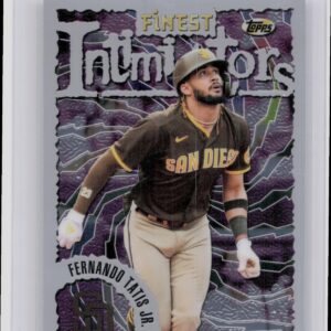2023 Topps Finest Flashbacks Fernando Tatis Jr. Intimidators #125 Padres