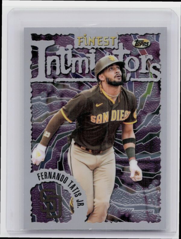 2023 Topps Finest Flashbacks Fernando Tatis Jr. Intimidators #125 Padres