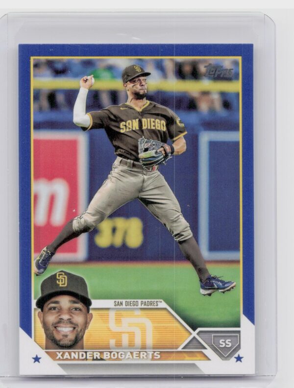 2023 Topps Xander Bogaerts Royal Blue #538 Padres