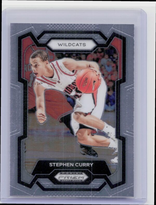 2024-25 Panini Prizm Draft Picks Stephen Curry 77 Wildcats