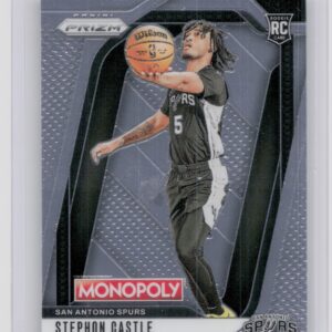 2024-25 Panini Prizm Monopoly Stephon Castle RC 75 Spurs