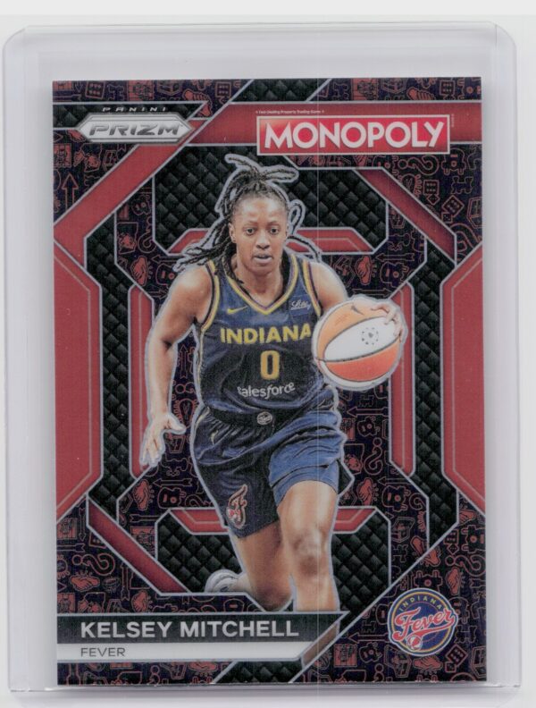 2024-25 Panini Prizm Monopoly WNBA Kelsey Mitchell WNBA28 Fever All Star Red Cla