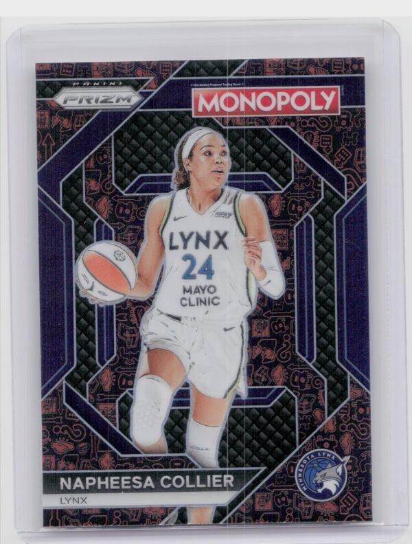 2024-25 Panini Prizm Monopoly WNBA Napheesa Collier WNBA9 Red Classic Icons