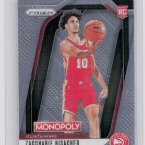2024-25 Panini Prizm Monopoly Zaccharie Risacher 27 Hawks