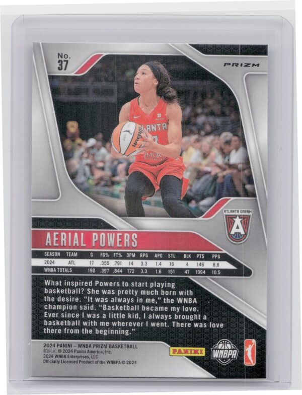 2024-25 Panini Prizm WNBA Aerial Powers Ice Prizms #37 Dream - Image 3