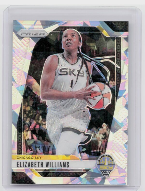 2024-25 Panini Prizm WNBA Elizabeth Williams Ice Prizms #24 Sky