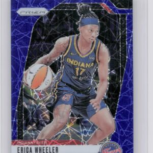 2024-25 Panini Prizm WNBA Erica Wheeler Blue Velocity Prizms #61 Fever