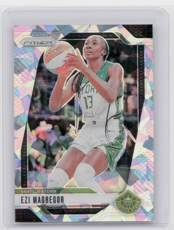 2024-25 Panini Prizm WNBA Ezi Magbegor Ice Prizms #50 Storm