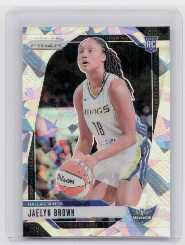 2024-25 Panini Prizm WNBA Jaelyn Brown Ice Prizms RC #31 Wings