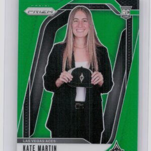 2024-25 Panini Prizm WNBA Kate Martin Green Prizms RC #148 Aces