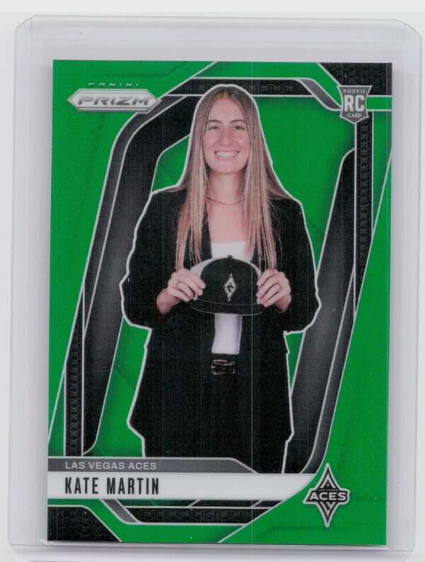 2024-25 Panini Prizm WNBA Kate Martin Green Prizms RC #148 Aces