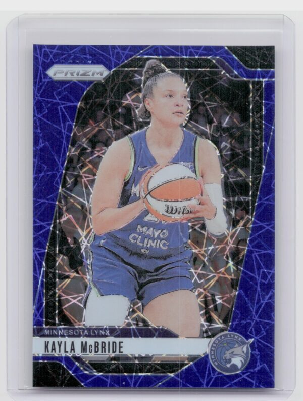 2024-25 Panini Prizm WNBA Kayla McBride Blue Velocity Prizms #13 Lynx