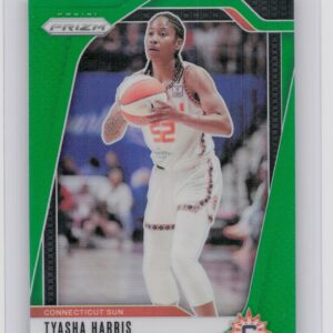 2024-25 Panini Prizm WNBA Tyasha Harris Green Prizms #102 Sun