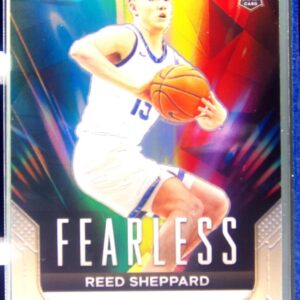 2024-25 Prizm Draft Picks Reed Sheppard RC #20 Wildcats Fearless