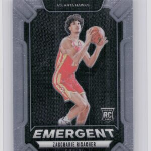 2024-25 Prizm Zaccharie Risacher RC #6 Hawks Emergent