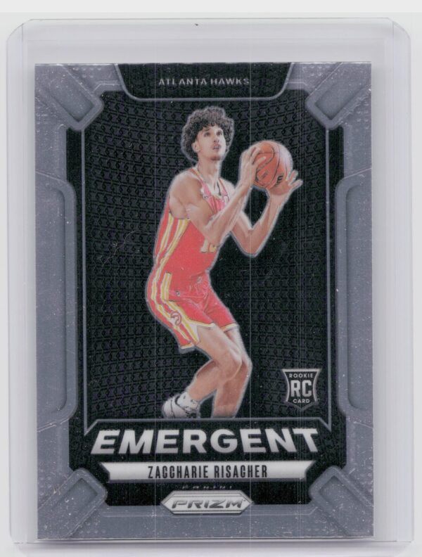 2024-25 Prizm Zaccharie Risacher RC #6 Hawks Emergent