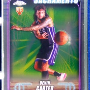 2024-25 Topps Chrome Devin Carter RC 134 Kings