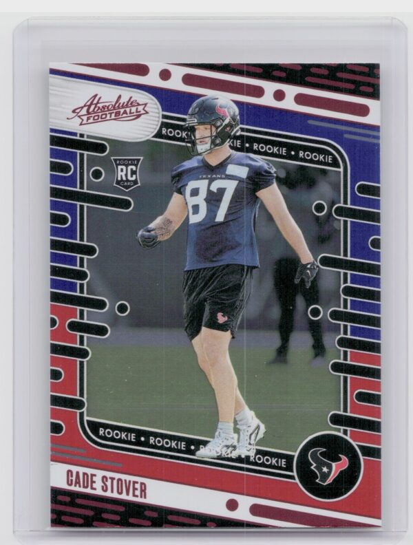 2024 Absolute Cade Stover Red and Blue RC 185 Texans