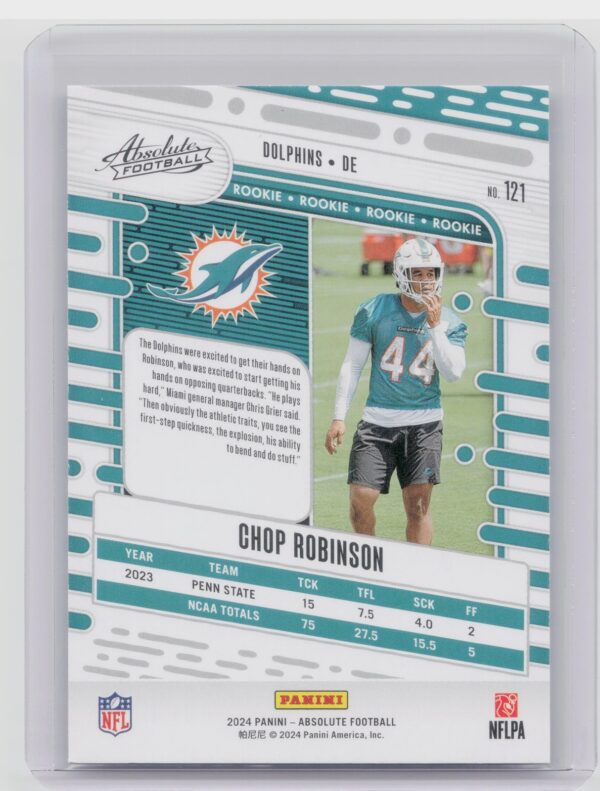 2024 Absolute Chop Robinson RC 121 Dolphins - Image 3