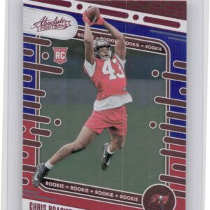 2024 Absolute Chris Braswell Red and Blue RC 155 Buccaneers