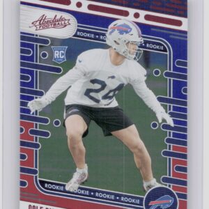 2024 Absolute Cole Bishop Red and Blue RC 157 Bills