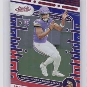2024 Absolute Dallas Turner Red and Blue RC #117 Vikings