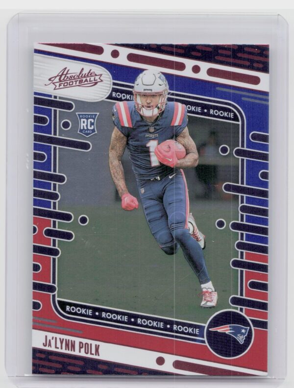2024 Absolute Ja'Lynn Polk Red and Blue RC 137 Patriots