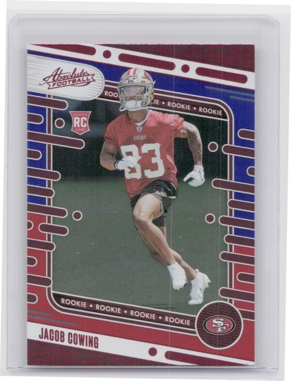 2024 Absolute Jacob Cowing Red and Blue RC 191 49ers