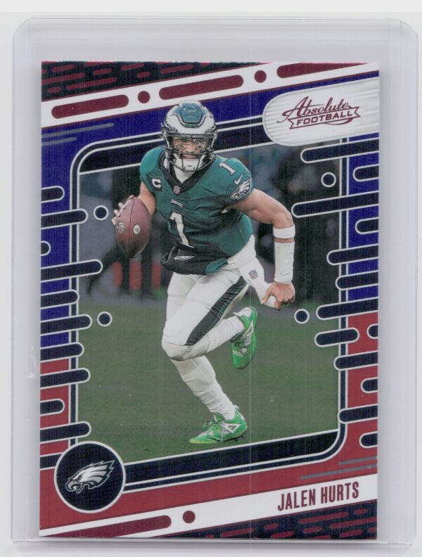 2024 Absolute Jalen Hurts Red and Blue #86 Eagles