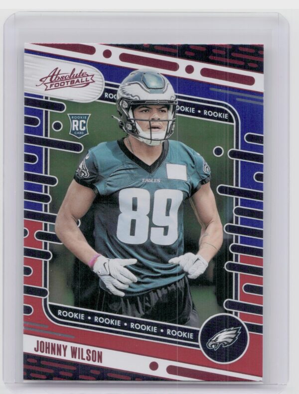2024 Absolute Johnny Wilson Red and Blue RC 196 Eagles