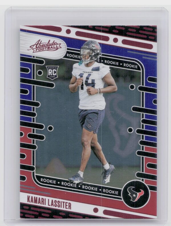 2024 Absolute Kamari Lassiter RC Red and Blue 142 Texans