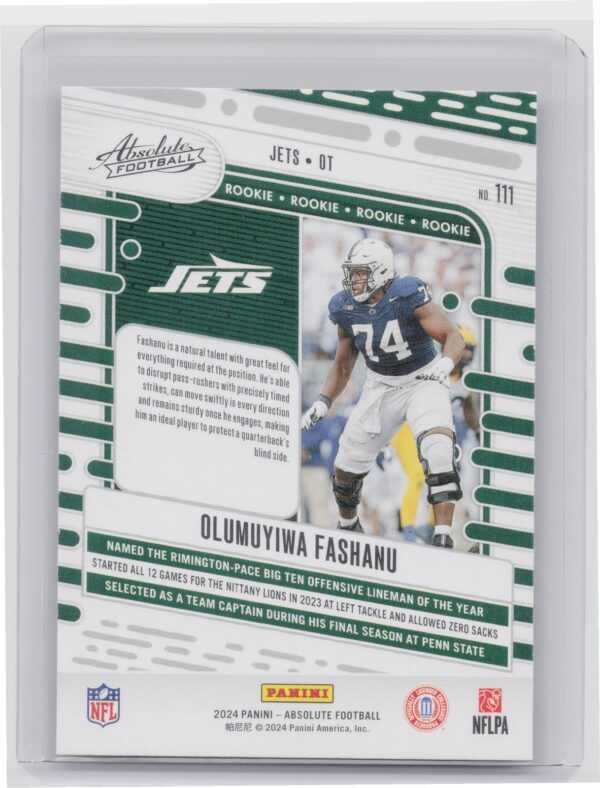 2024 Absolute Olumuyiwa Fashanu Red and Blue RC 111 Jets - Image 3