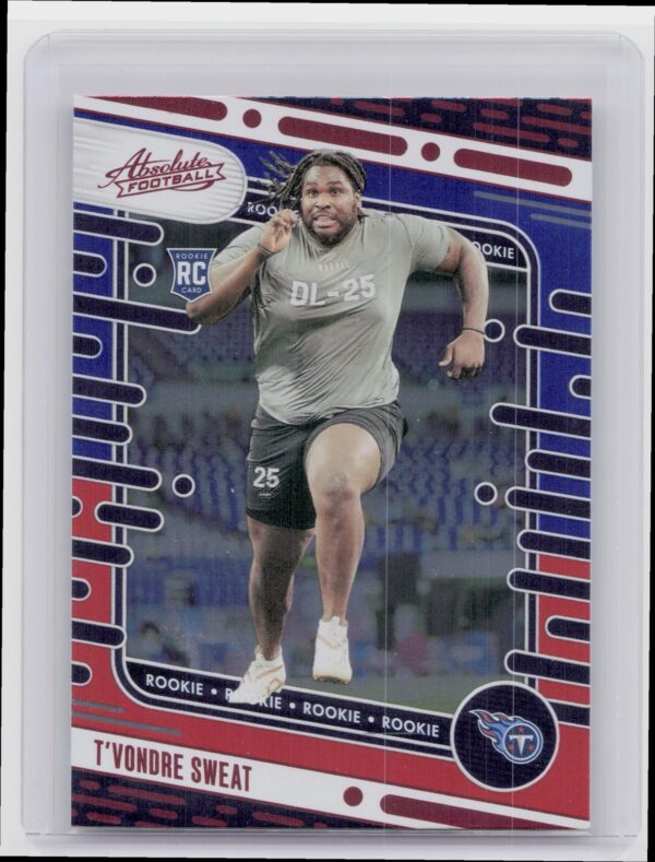 2024 Absolute T'Vondre Sweat Red and Blue RC 138 Titans