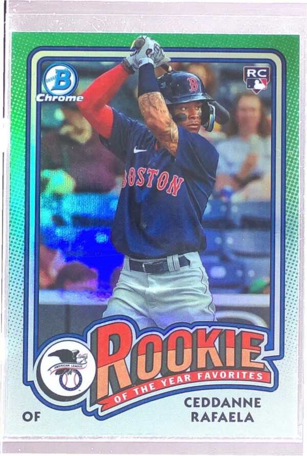 2024 Bowman Ceddanne Rafaela RC #ROY-5 Sox Rookie of the Year Favorites