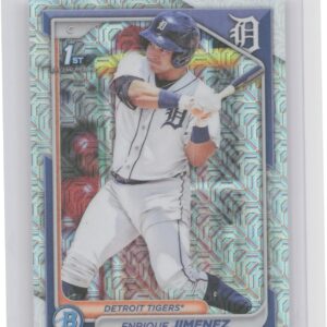 2024 Bowman Enrique Jimenez #BCP-31 Tigers Chrome Prospects Mojo Refractors