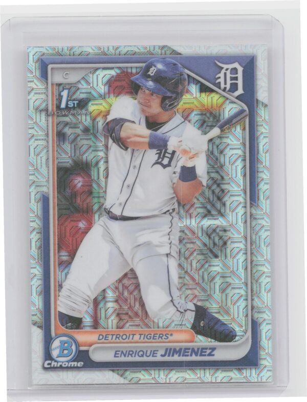 2024 Bowman Enrique Jimenez #BCP-31 Tigers Chrome Prospects Mojo Refractors