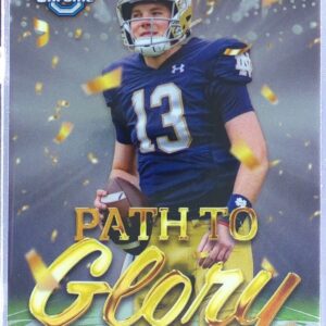 2024 Bowman University Chrome Riley Leonard #PG-4 Irish Path To Glory