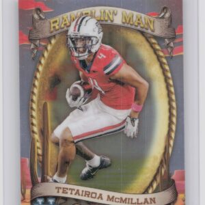 2024 Bowman University Chrome Tetairoa McMillan RC RM-5 Wildcats Ramblin’ Man