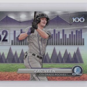 2024 Bowman Zac Veen #BTP-62 Rockies Bowman Scouts' Top 100
