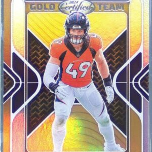 2024 Certified Alex Singleton GT-ASN Broncos Gold Team